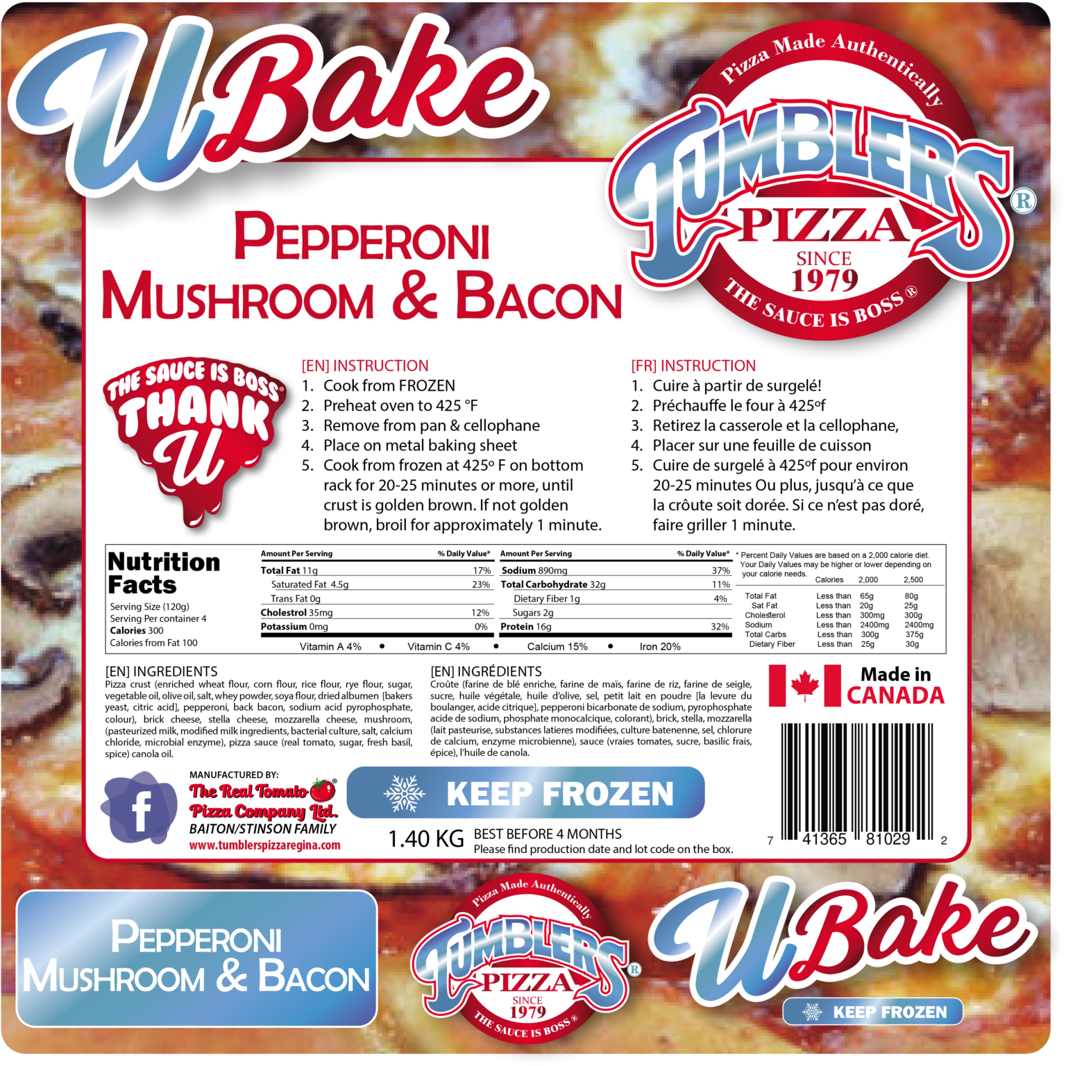 Tumblers Pizza Manufacturing Company Buy Frozen Or Fresh Pizza